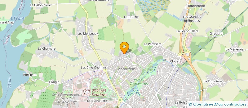 localisation de l'entreprise C.AUGER F2I à CARQUEFOU