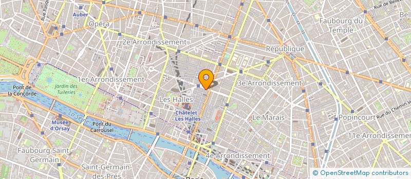 localisation de l'entreprise C.B.  PARIS