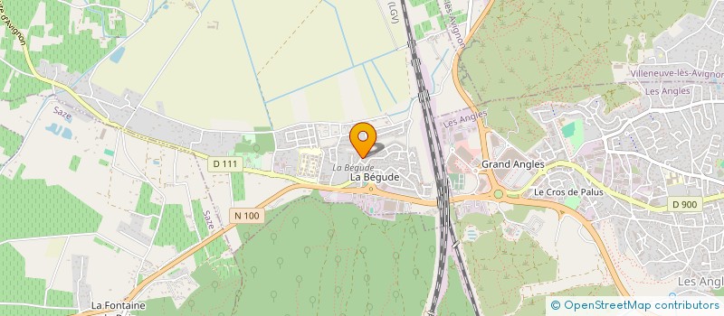 localisation de l'entreprise C & B  ROCHEFORT-DU-GARD