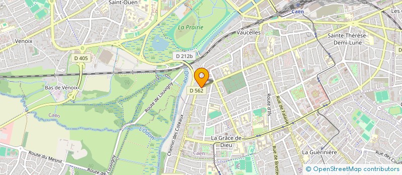 localisation de l'entreprise C.B à CAEN