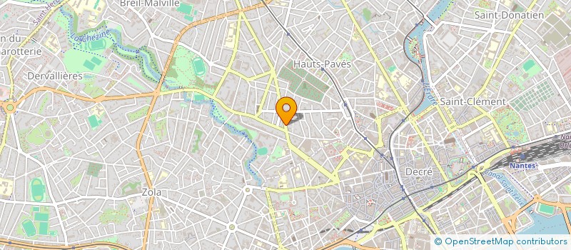 localisation de l'entreprise C&B  NANTES