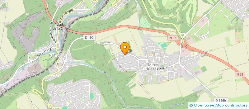 localisation de l'entreprise C.B.  MEXY