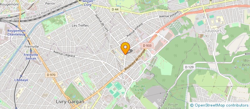 localisation de l'entreprise C & B à LIVRY-GARGAN