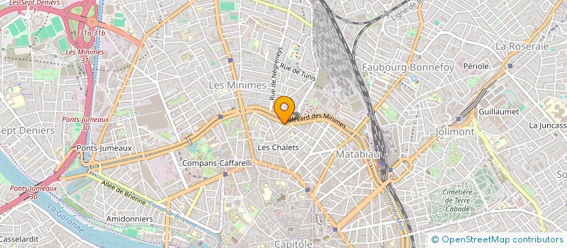 localisation de l'entreprise C&B  TOULOUSE