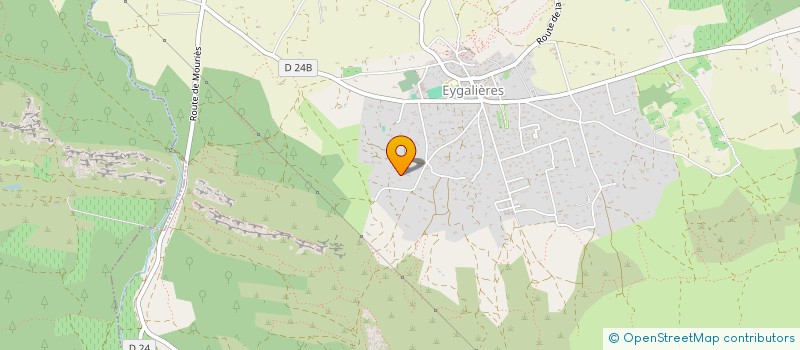 localisation de l'entreprise C B A  EYGALIERES