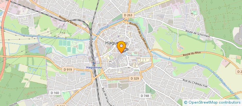 localisation de l'entreprise C B A à HAGUENAU