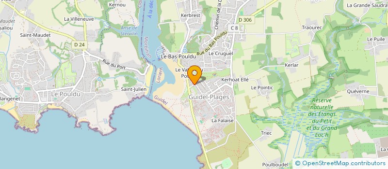 localisation de l'entreprise C.B.A. CARS & BUS ASSISTANCE à GUIDEL