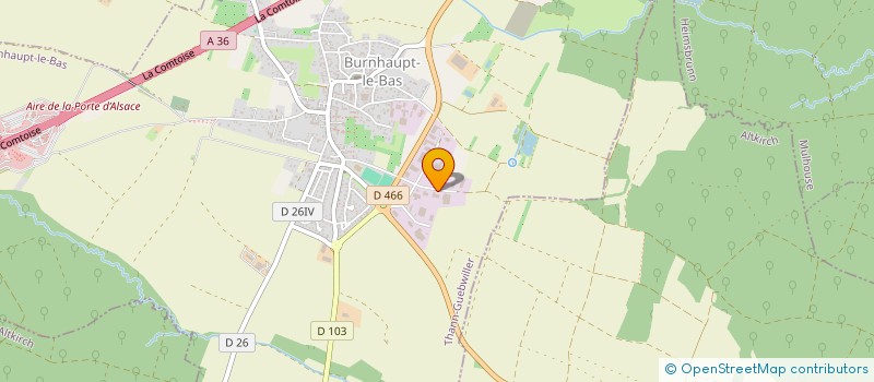 localisation de l'entreprise C&B AMENAGEMENT à BURNHAUPT-LE-BAS