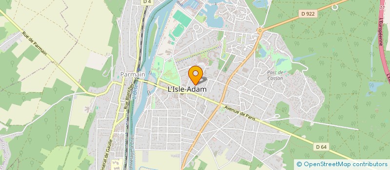 localisation de l'entreprise C.B.B. à L'ISLE-ADAM