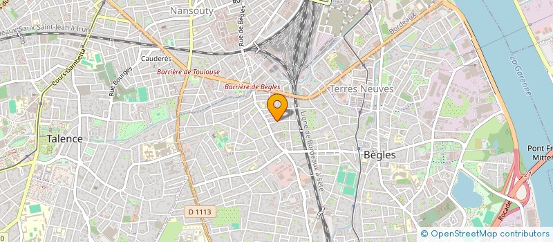 localisation de l'entreprise C.B.B. à BEGLES