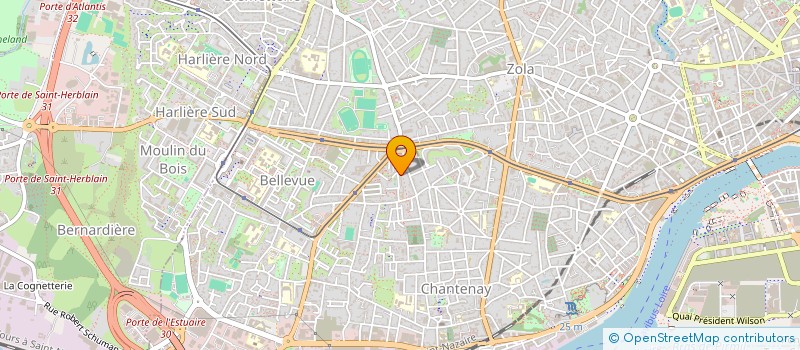 localisation de l'entreprise C.B.B à NANTES