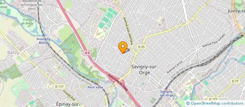 localisation de l'entreprise C.B BAT à SAVIGNY-SUR-ORGE
