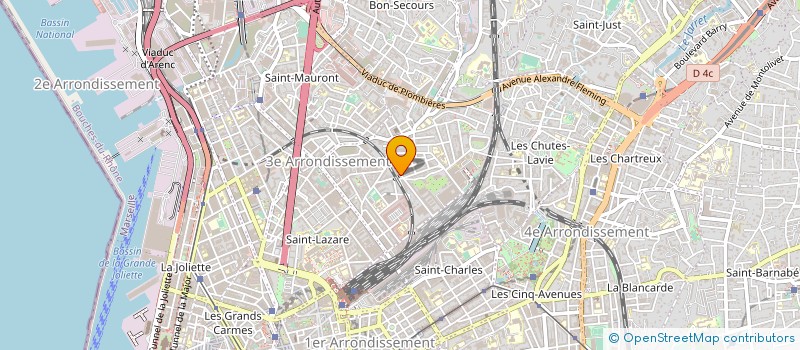 localisation de l'entreprise C&B BUSINESS à MARSEILLE