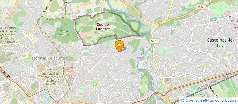 localisation de l'entreprise C.B.C. à MONTPELLIER