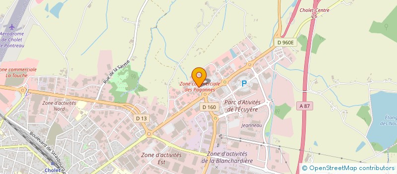 localisation de l'entreprise C.B.C. à CHOLET