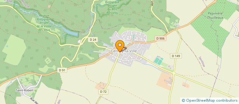 localisation de l'entreprise C.B.C.  CERNAY-LA-VILLE