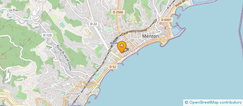localisation de l'entreprise C.B.C CARS BROKER à MENTON