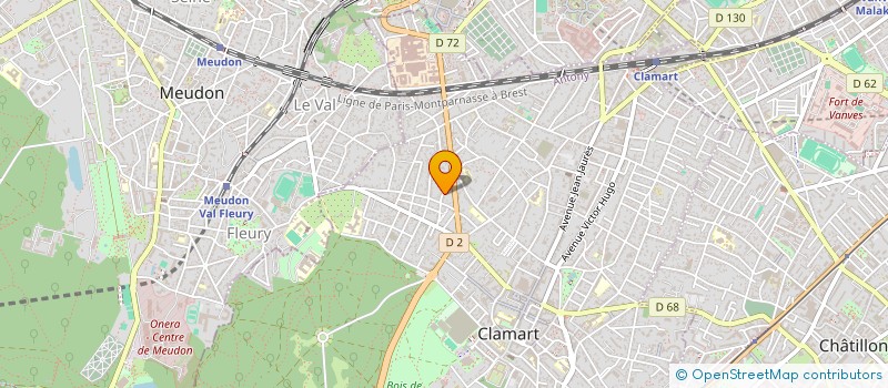 localisation de l'entreprise C&B CONSEIL à CLAMART