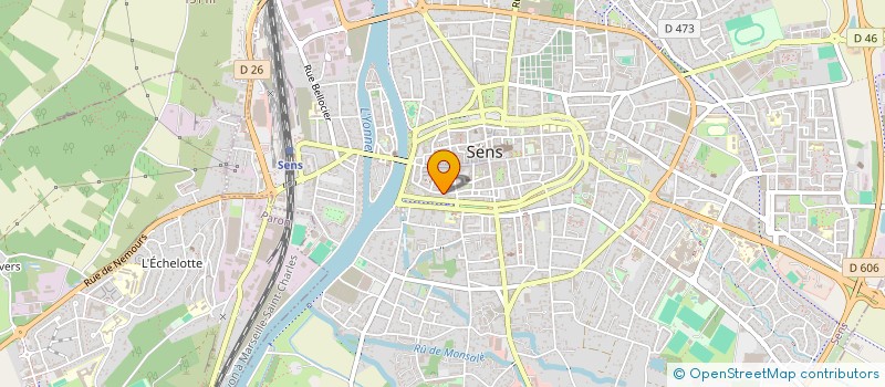 localisation de l'entreprise C&B CONSTRUCTIONS & BIORESSOURCES à SENS