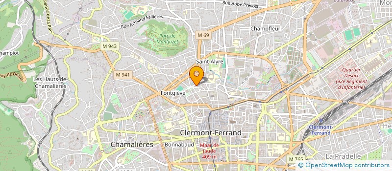 localisation de l'entreprise C B CONSTRUCTIONS SERVICES à CLERMONT-FERRAND