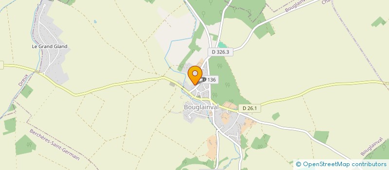 localisation de l'entreprise C&B CONSULT à BOUGLAINVAL