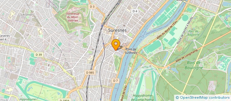localisation de l'entreprise C B CREATIONS à SURESNES