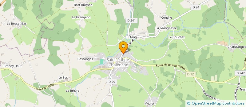 localisation de l'entreprise C.B.D à CRAPONNE-SUR-ARZON