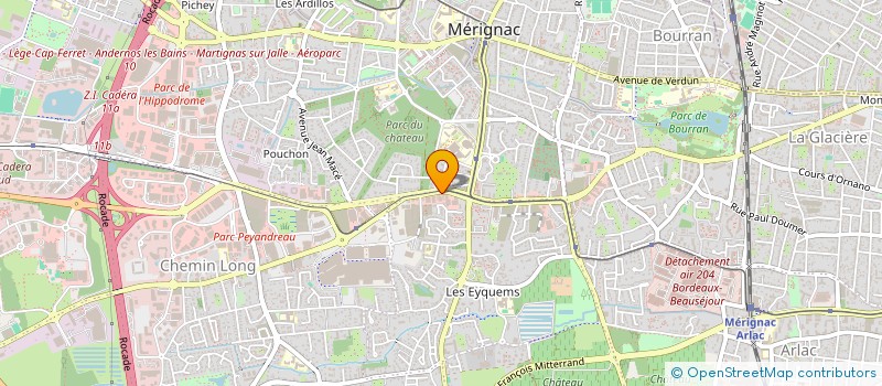 localisation de l'entreprise C.B.D.I à MERIGNAC