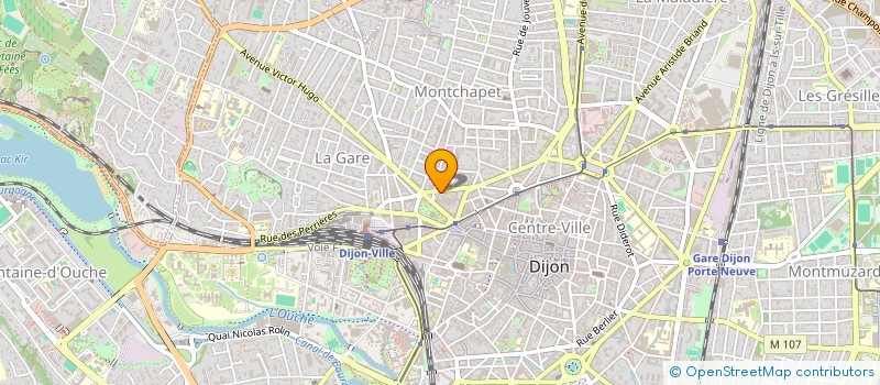 localisation de l'entreprise C.B.D.IMMOBILIER à DIJON