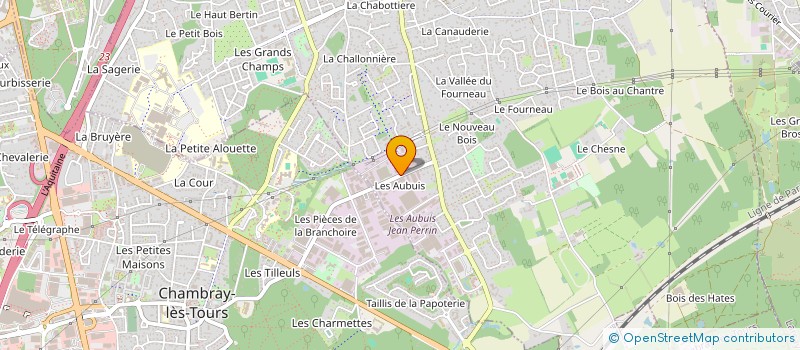 localisation de l'entreprise C.B.E à SAINT-AVERTIN