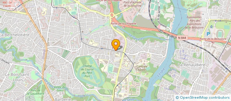 localisation de l'entreprise C.B.E. à NANTES