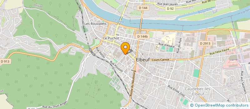 localisation de l'entreprise C.B.ELBEUF à ELBEUF