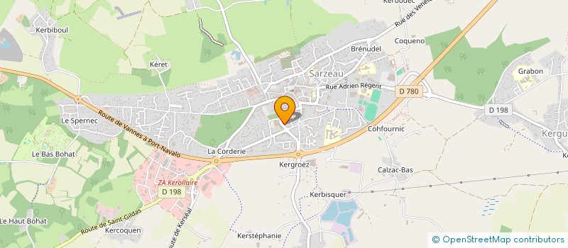 localisation de l'entreprise C B F  SARZEAU