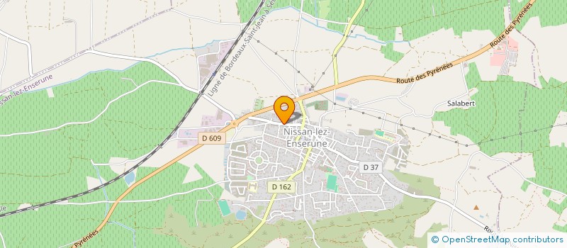 localisation de l'entreprise C B F G S  NISSAN-LEZ-ENSERUNE