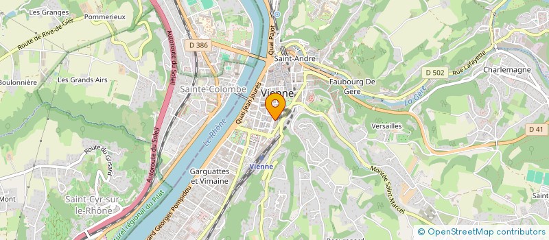 localisation de l'entreprise C.B.G.B. à VIENNE
