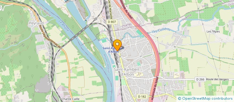 localisation de l'entreprise C.B.I.  SAINT-RAMBERT-D'ALBON