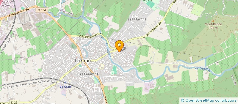 localisation de l'entreprise C.B.I  DRAGUIGNAN