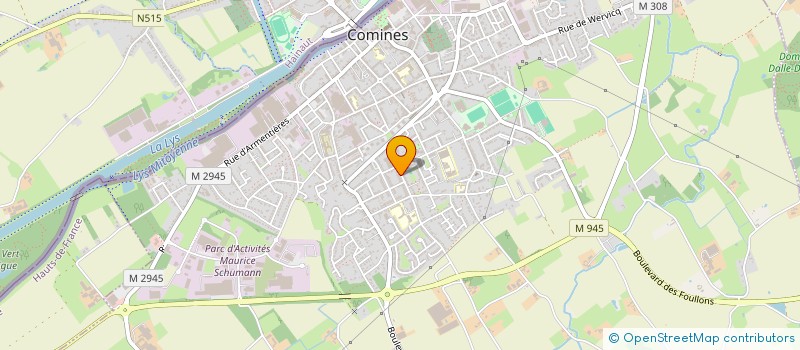 localisation de l'entreprise C&B IMMO  COMINES