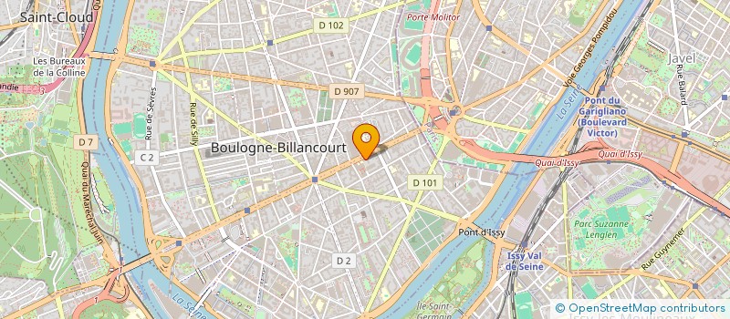 localisation de l'entreprise C B INTERNATIONAL MANAGEMENT à BOULOGNE-BILLANCOURT
