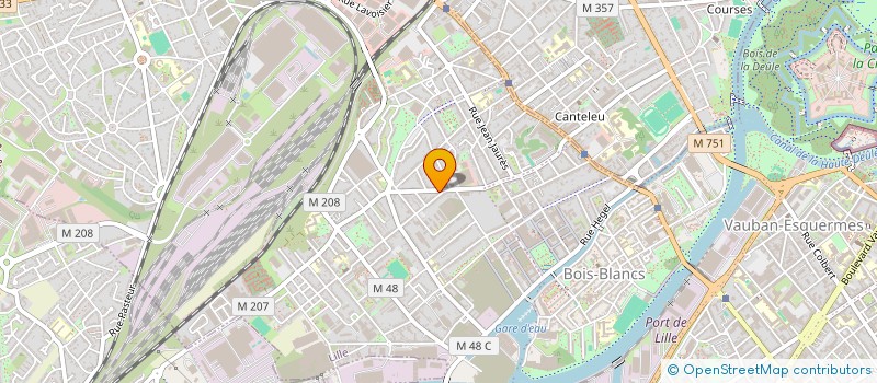 localisation de l'entreprise C.B.INVEST à LILLE