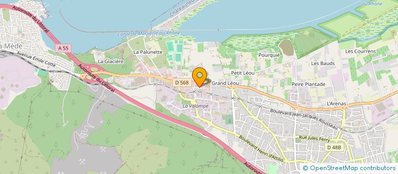 localisation de l'entreprise C.B.K.SAS à CHATEAUNEUF-LES-MARTIGUES