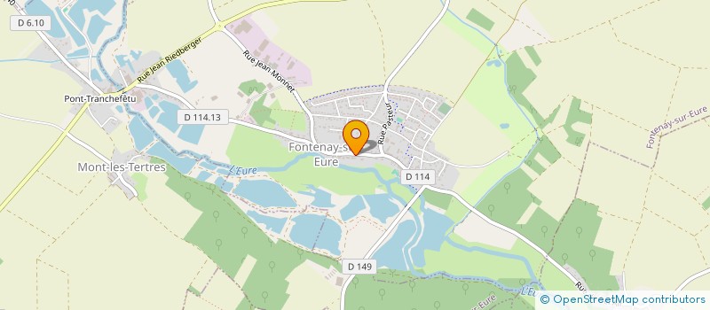 localisation de l'entreprise C.B.L. à MESLAY-LE-GRENET