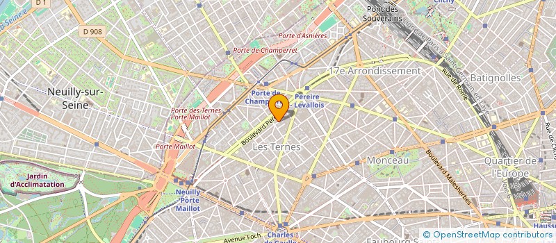 localisation de l'entreprise C.B.L.  PARIS