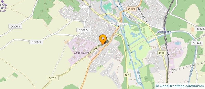 localisation de l'entreprise C B L G à MAINTENON