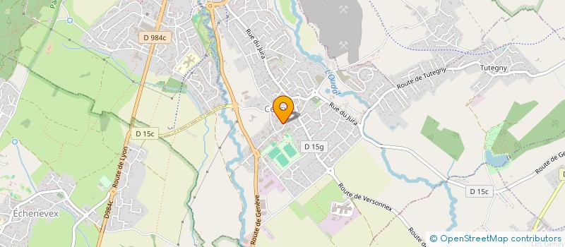 localisation de l'entreprise C&B - LES TERREAUX  CESSY