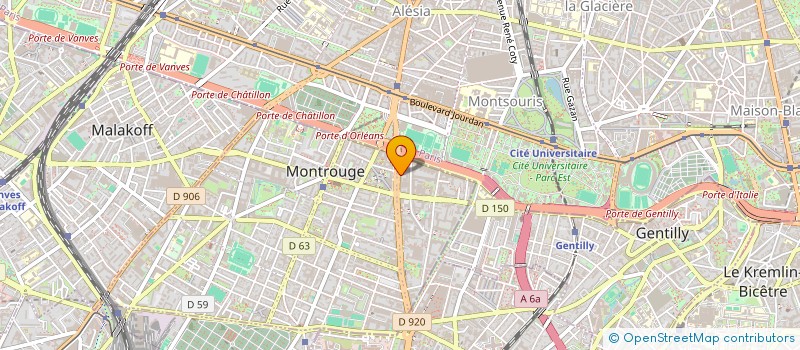 localisation de l'entreprise C B LOCATION à MONTROUGE