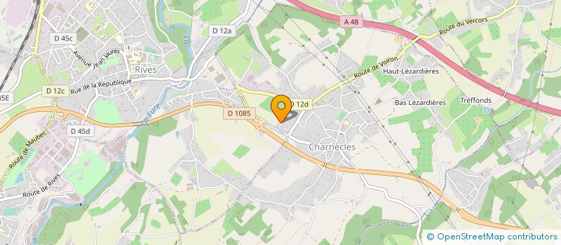localisation de l'entreprise C.B.M à CHARNECLES