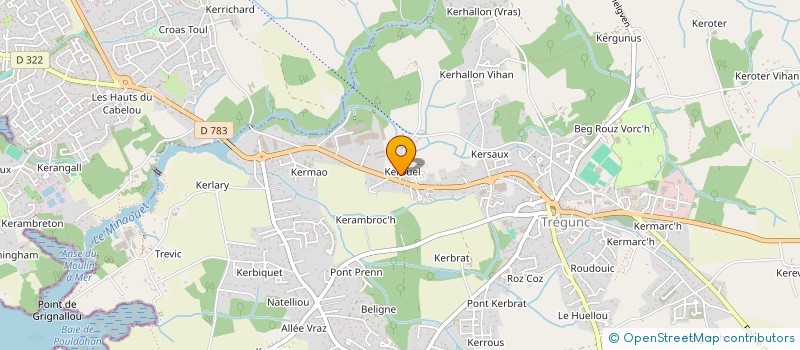 localisation de l'entreprise C.B.M  TREGUNC