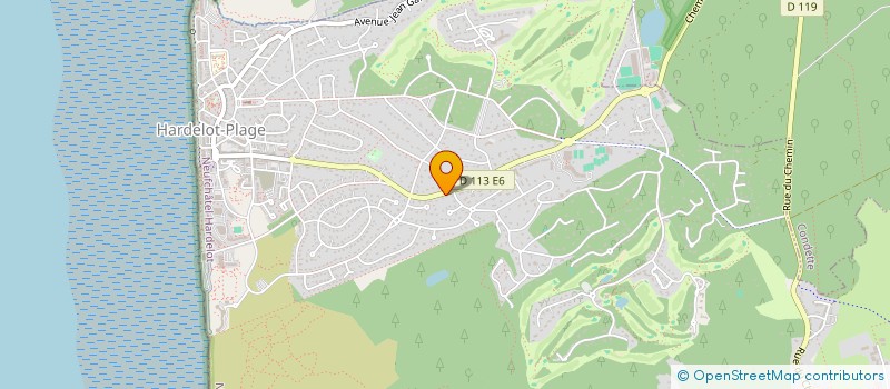 localisation de l'entreprise C.B.M.C. INVESTISSEMENTS  NEUFCHATEL-HARDELOT