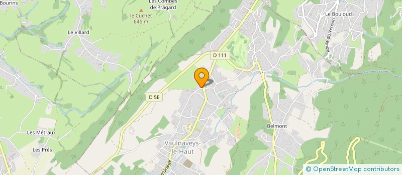 localisation de l'entreprise C B M DISTRIBUTION à VAULNAVEYS-LE-HAUT
